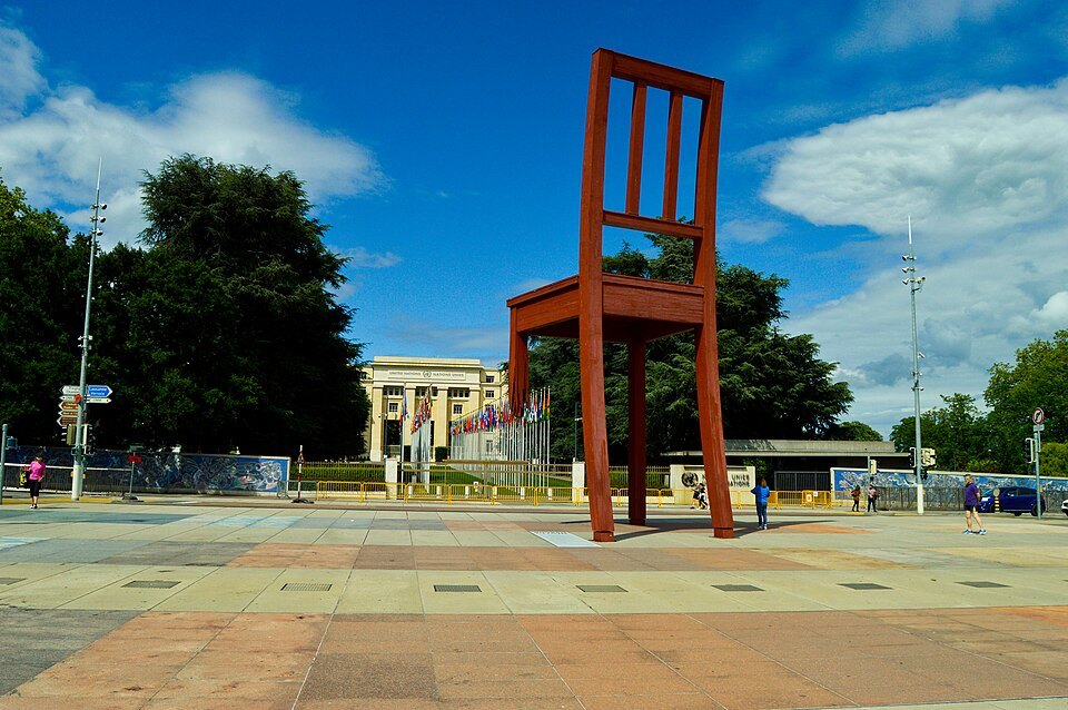 The Palace of Nations and the Broken Chair